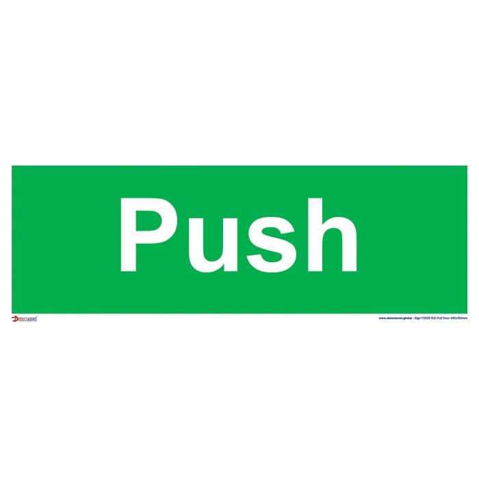 Pull / Push Door Sign, Workplace Health and Safety Signs
