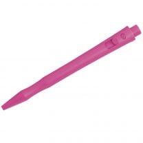 Detectable HD Retractable Pens - Standard Ink (Pack of 50) - Black Ink, Pink Housing, no Clip