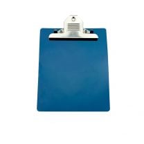 Metal Detectable Plastic Clipboard - A4 Portrait Blue - Jumbo Clip