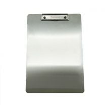 Stainless Steel Clipboard - A4 Portrait Economy Chrome Clip