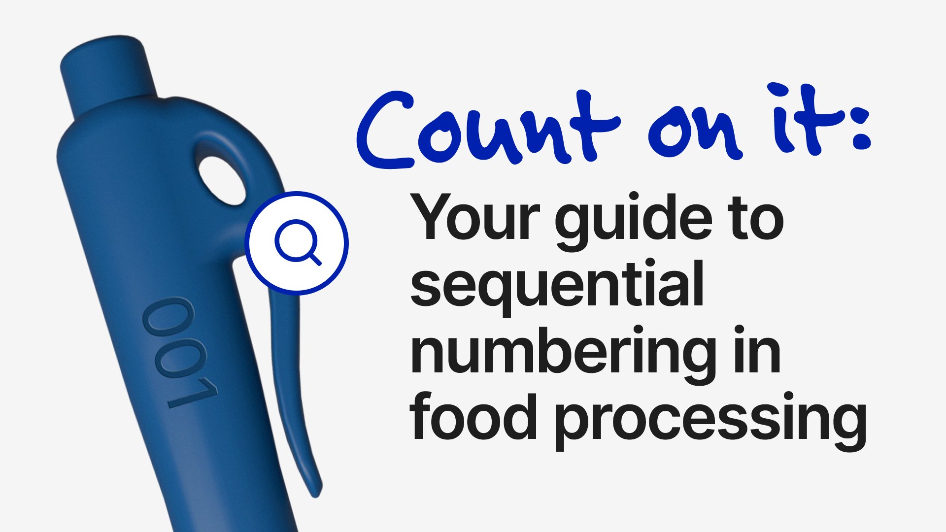 Why sequential numbering is essential for food safety & traceability