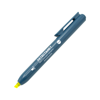 Metal Detectable Retractable Highlighter - Yellow Ink