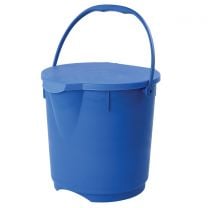 Detectable Bucket with sturdy, manoeuvrable handle