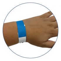 Metal Detectable Litter-Free Wristbands (Pack of 100)