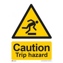 'Caution Trip Hazard' Sign